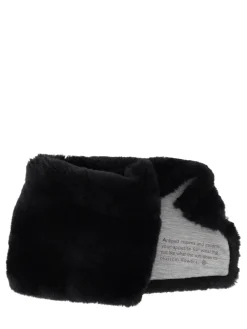 Muffler di pelliccia Nero