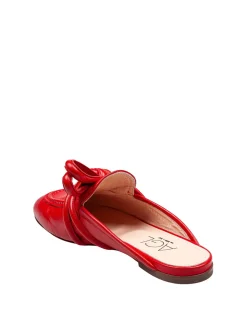 Mule Ribbon In Pelle