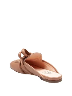 Mule Ribbon In Pelle