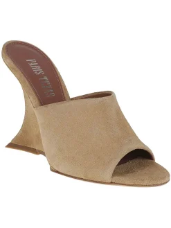Mules nina in pelle scamosciata