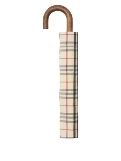 Ombrello pieghevole con motivo Vintage check