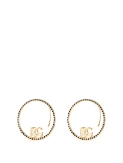 Orecchini auricolari logo e strass