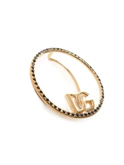Orecchini auricolari logo e strass