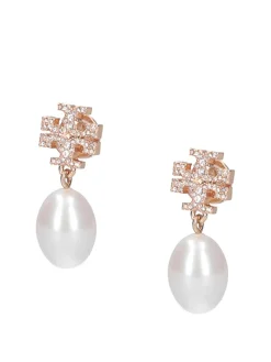 Orecchini Con Perle E Strass