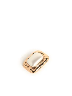 Orecchini in ottone placcato oro screziato