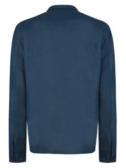 Oversa di lino blu navy