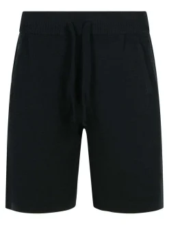 Pantaloncini di bermuda di cotone nero