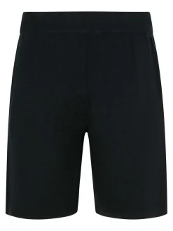 Pantaloncini di bermuda di cotone nero
