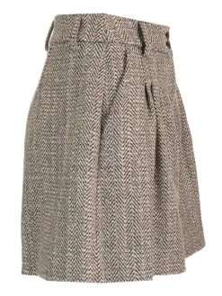 Pantaloncini di lana e lino