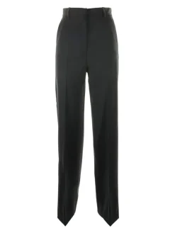 Pantalone Orbita A Vita Alta Blu Navy