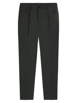 Pantaloni lana verde