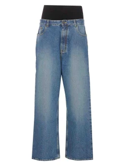 Pantaloni a fascia in maglia