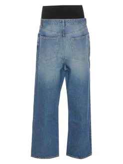 Pantaloni a fascia in maglia
