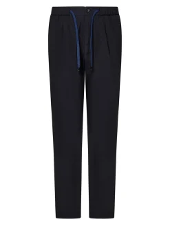 Pantaloni a gamba dritta blu navy