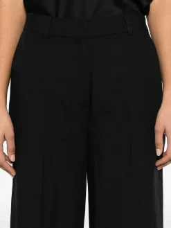 Pantaloni a gamba larga in lino