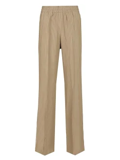 Pantaloni a gesso beige