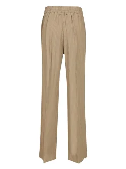 Pantaloni a gesso beige