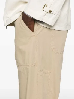 Pantaloni beige in cotone