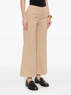 Pantaloni beige in cotone