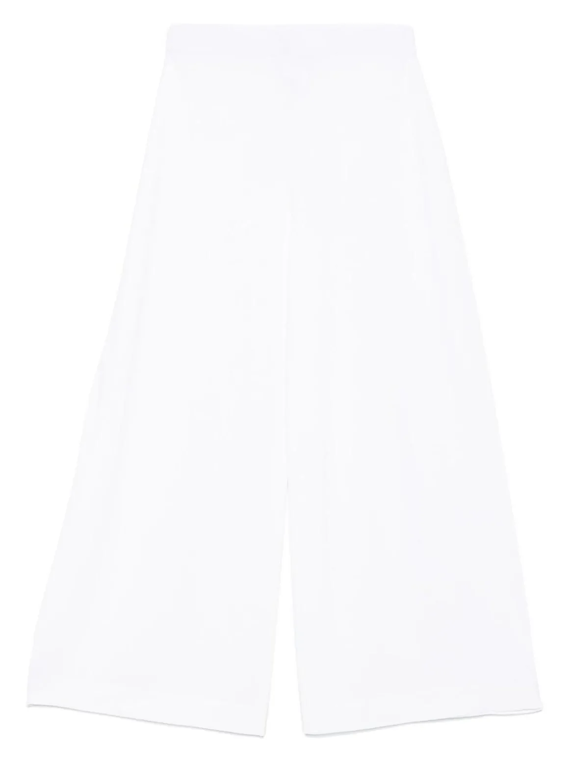 Pantaloni bianchi con cintura elastica
