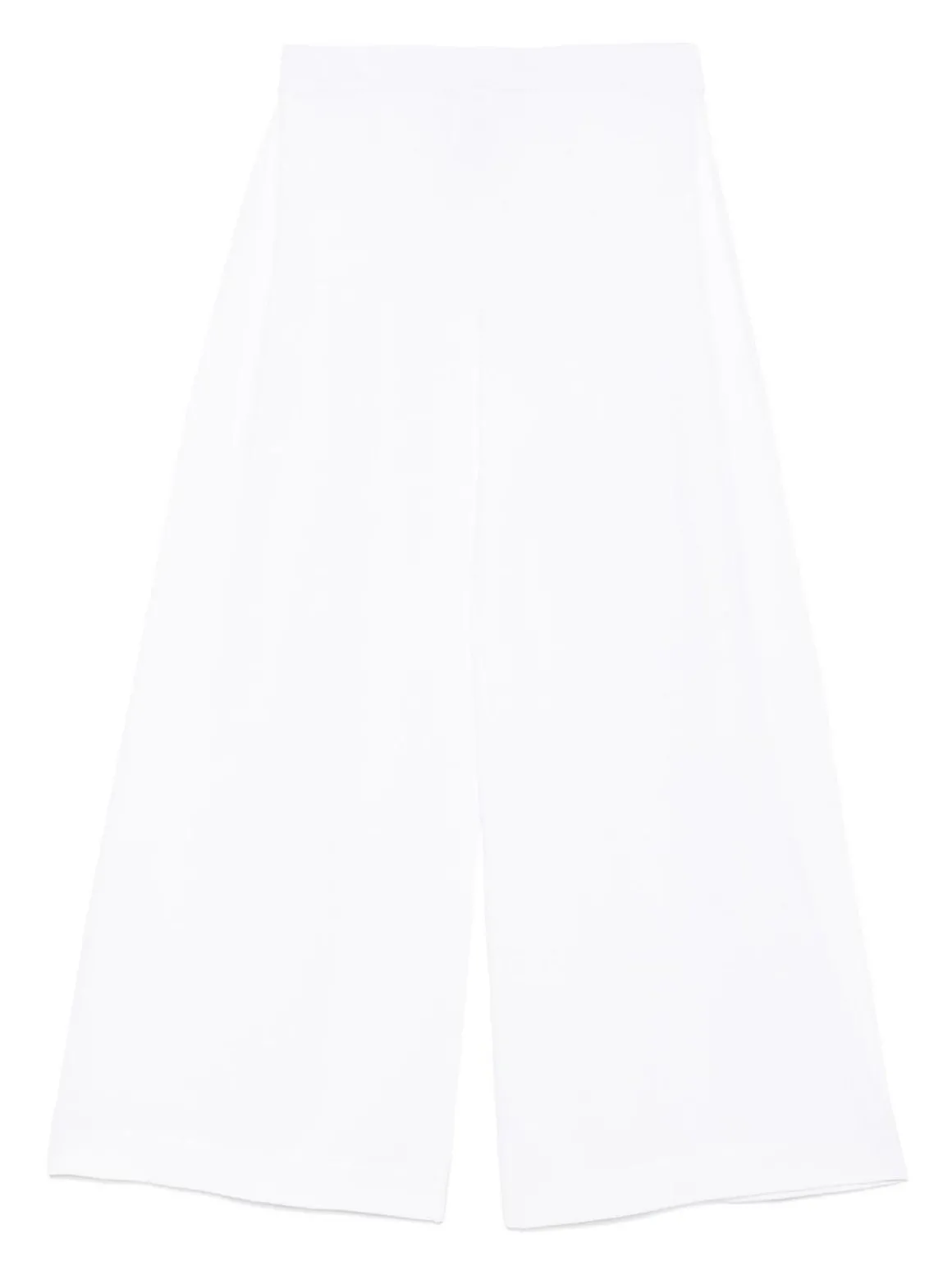 Pantaloni bianchi con cintura elastica