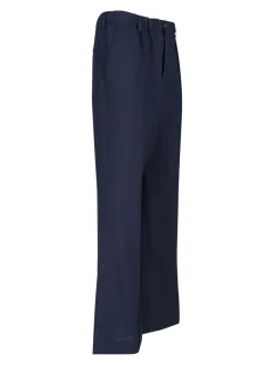 Pantaloni Bootcut In Lana Vergine