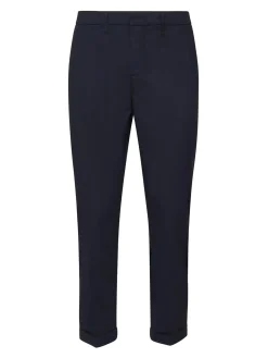 Pantaloni capri popin di cotone