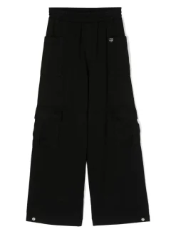 Pantaloni cargo a gamba larga