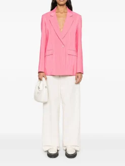 Pantaloni casual bianchi in cotone