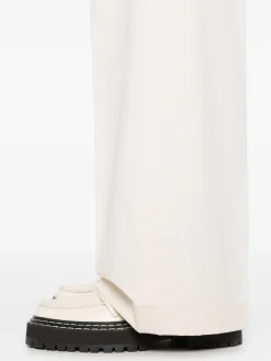 Pantaloni casual bianchi in cotone
