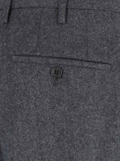 Pantaloni Chino In Lana Vergine