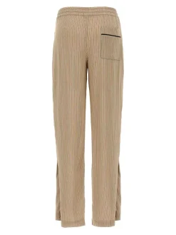 Pantaloni del pigiama dettagli a piega