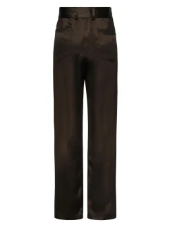 Pantaloni di cotone con cintura