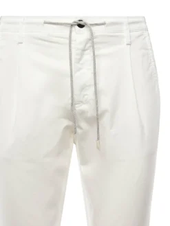 Pantaloni di cotone dritti