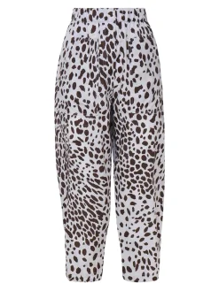 Pantaloni di cotone fluidi