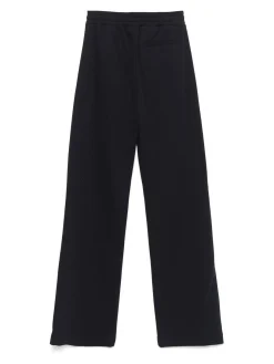 Pantaloni di cotone nero largo