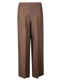 Pantaloni di lino palazzo