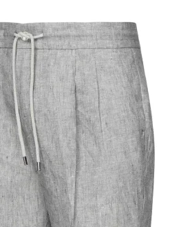 Pantaloni di tela di lino dlav