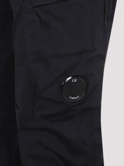 Pantaloni in satin stretch