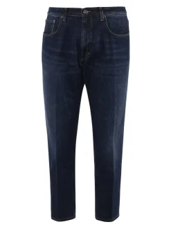 Pantaloni jago in denim di cotone