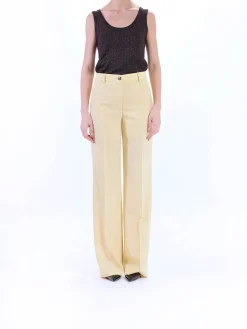 Pantaloni Larghi Fresco Lana