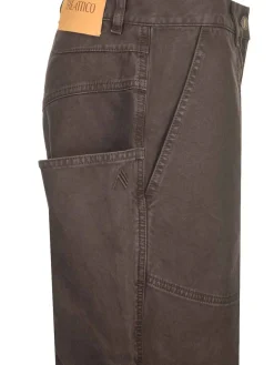 Pantaloni larghi marroni