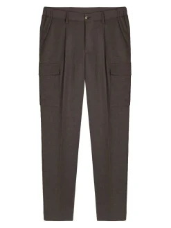 Pantaloni marroni scuri