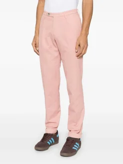 Pantaloni miscelati di cotone rosa