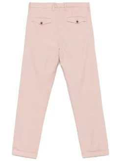Pantaloni miscelati di cotone rosa chiaro