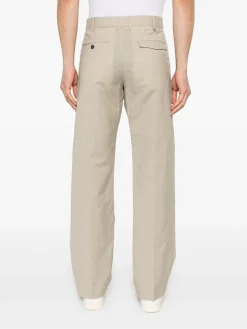 Pantaloni misto lino e lana