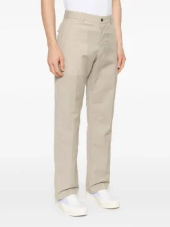 Pantaloni misto lino e lana