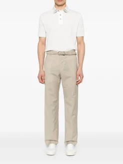 Pantaloni misto lino e lana