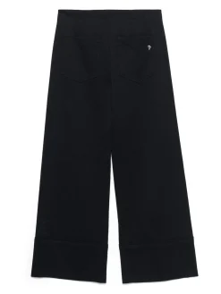 Pantaloni regolari in cotone blu