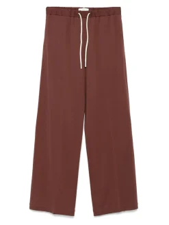 Pantaloni sportivi in â€‹â€‹cotone marrone